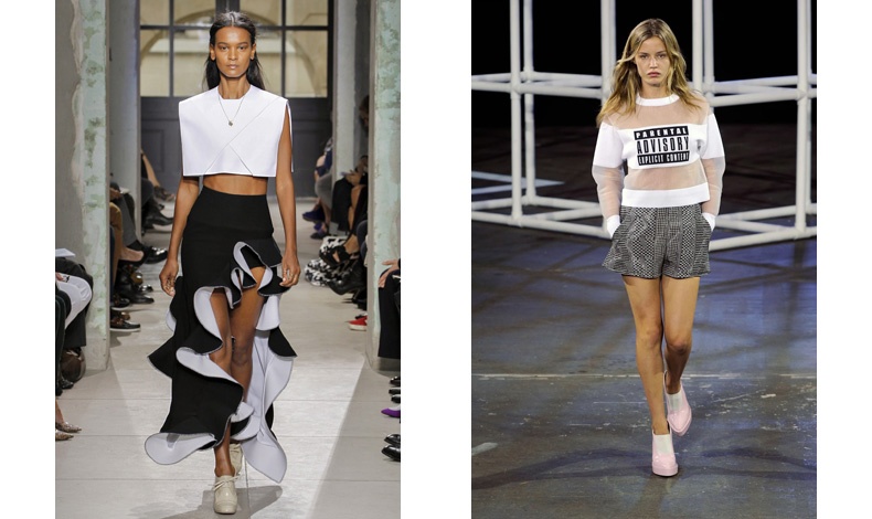 Aπό την κολεξιόν Balenciaga φθινόπωρο/χειμώνας 2014-15 // Από την κολεξιόν Balenciaga Άνοιξη/Καλοκαίρι 2013