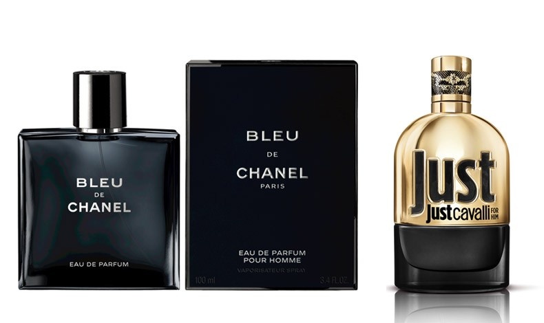 Chanel Bleu Eau de Parfum, με εσπεριδοειδή, πολύτιμο σανδαλόξυλο, αισθησιακό, ακαταμάχητο // Just Gold for him, το νέο αρρενωπό άρωμα σε χρυσό μπουκάλι από τη σειρά Just Cavalli 