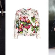 Από αριστερά: Erdem, Toπ Dolce & Gabbana, Badgley Mischka