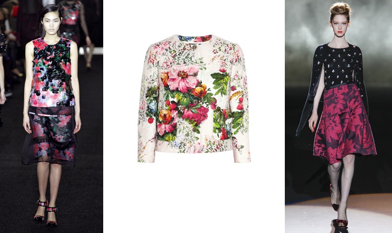 Από αριστερά: Erdem, Toπ Dolce & Gabbana, Badgley Mischka