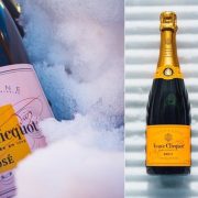 H Veuve Clicquot είναι μία εξαιρετική επιλογή, δοκιμάστε τη ροζέ ή την brut, ανάλογα με το γούστο στη γεύση σας!