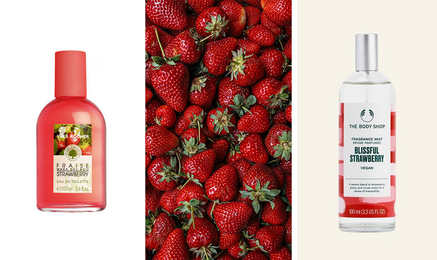 Les Plaisirs Nature Fraise Mara des Bois, Strawberry Body Mist, Body Shop