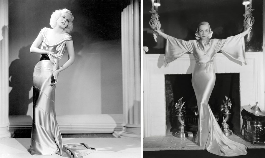 Η Jean Harlow και η Carole Lombard έλαμψαν… στην κυριολεξία με τις ασημένιες τουαλέτες τους στη δεκαετία του 1930