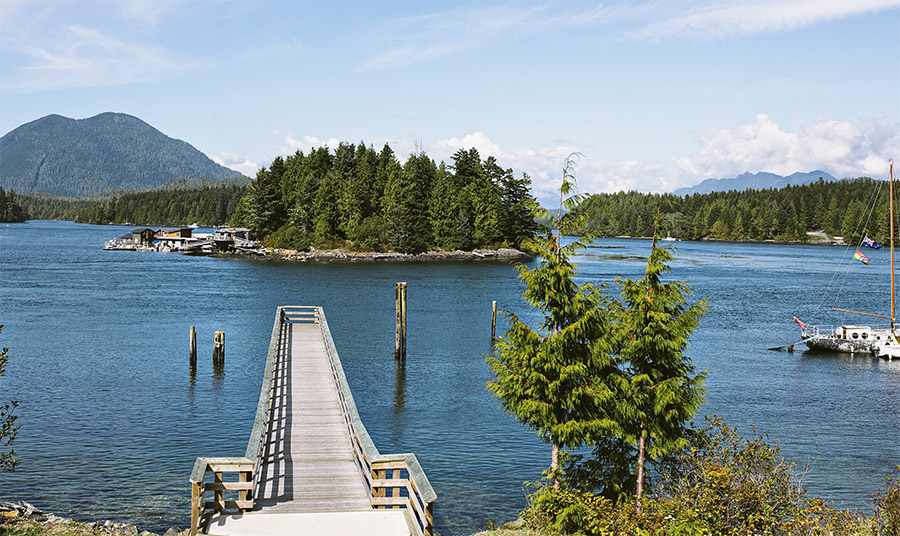 Χαρακτηριστικό τοπίο από το Vancouver Island και τα υπέροχα τοπία του 