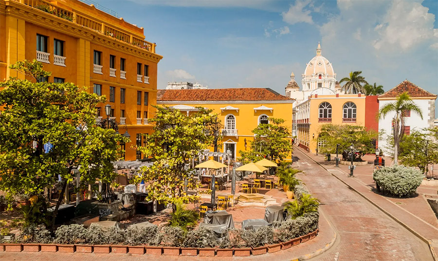 Άποψη από την Cartagena δεν έχει χαρακτηριστεί τυχαία Μνημείο Παγκόσμιας Κληρονομιάς της UNESCO