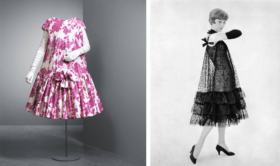 Φλοράλ Baby Doll Dress από το ΜΕΤ // Ο Cristóbal Balenciaga μεταμόρφωσε το στιλ σε υψηλή ραπτική με τα εξαιρετικά κομμάτια του με δαντέλα, γνωστά ως 