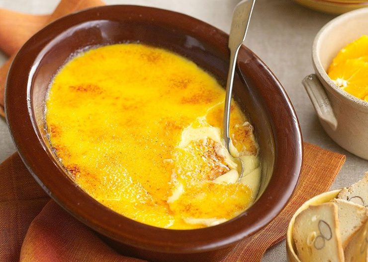 Crema Catalana με σαφράν