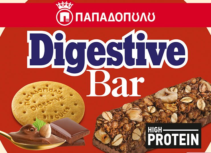 Digestive Bars Παπαδοπούλου: Απόλαυση με 20% πρωτεΐνη!