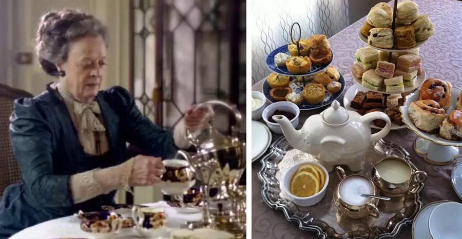 Tea time στη σειρά Downton Abbey // Γλυκά και αλμυρά εδέσματα για το σερβίρισμα του τσαγιού