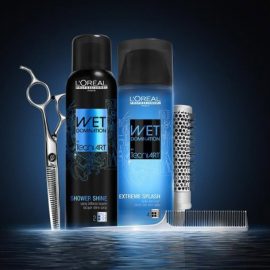 Για να επιτύχουμε ένα wet look, διαλέγουμε το gel Extreme Splash της σειράς Tecni.ART για λάμψη που δεν περνά απαρατήρητη!