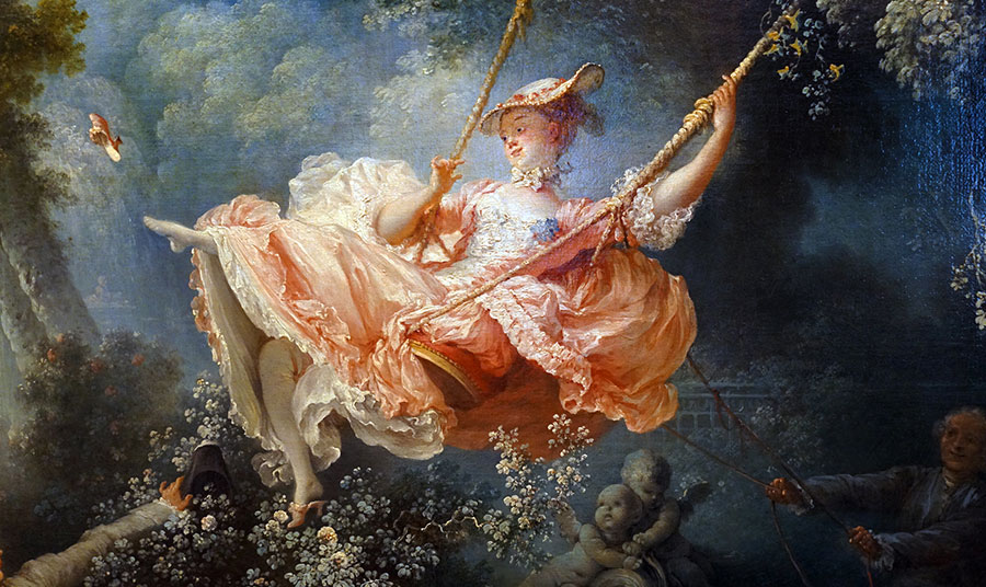 «Η κούνια», Jean-Honoré Fragonard 18ος αιώνας