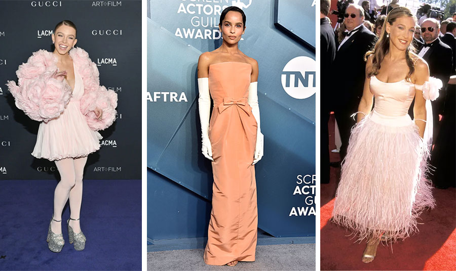 Από το Lacma Film Festival 2022 // Η Zoe Kravitz στα βραβεία SAG 2020 με Oscar de la Renta // H Σάρα Τζέσικα Πάρκερ με Oscar de la Renta το 2005