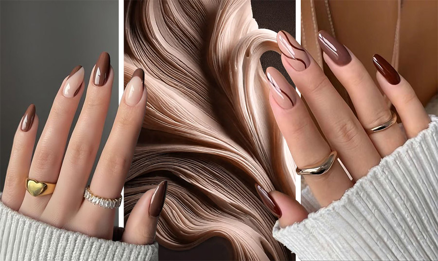 Σύμφωνα με την Pantone, όλες θα έχουμε νύχια «Mocha Mousse» το 2025!