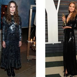 Η Keira Knightley με ένα αστραφτερό φόρεμα και η Alicia Vikander με μακριά τουαλέτα από παγιέτες