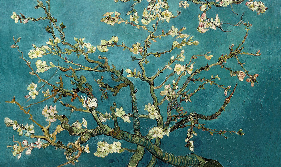 Ένα από τα πιο διάσημα έργα του Vincent Van Gogh, Almond Blossom, 1890. Ο πίνακας βρίσκεται στο Μουσείο Βαν Γκογκ στο Άμστερνταμ