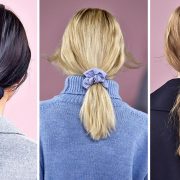 Τα «ταπεινά» scrunchies συνεχίζουν και τη φετινή σεζόν να κάνουν έντονη την εμφάνισή τους. Μάλιστα αν είναι από σατέν ή βελούδο είναι κατάλληλα και για το βράδυ!