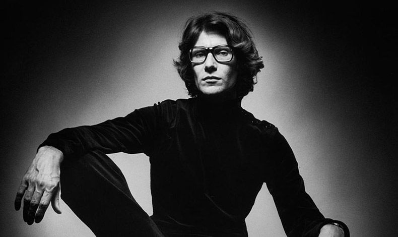 Φωτογραφία του Yves Saint Laurent που εκτίθεται στο μουσείο