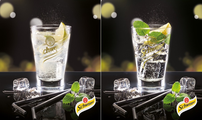 Βitter Lemon και Ιndian Tonic Water κλασικές Schweppes που αναζωογονούν το στόμα και τις αισθήσεις