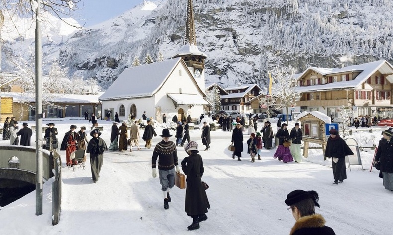 Οι δρόμοι του Kandersteg μοιάζει σαν να ξεπήδησαν από άλλη εποχή